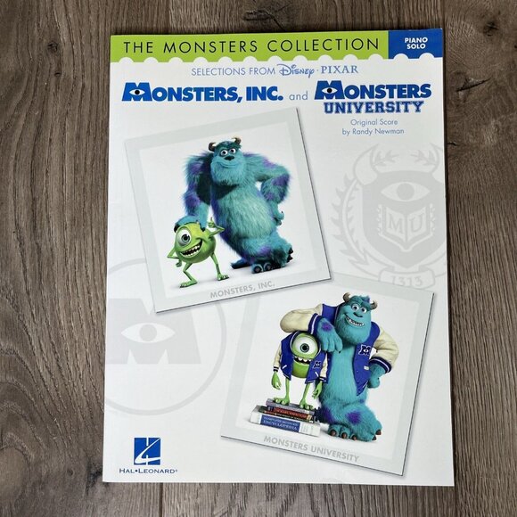 The Monsters Collection Sheet Music Selections Book Disney Pixar Hal Leonard - Picture 2 of 5